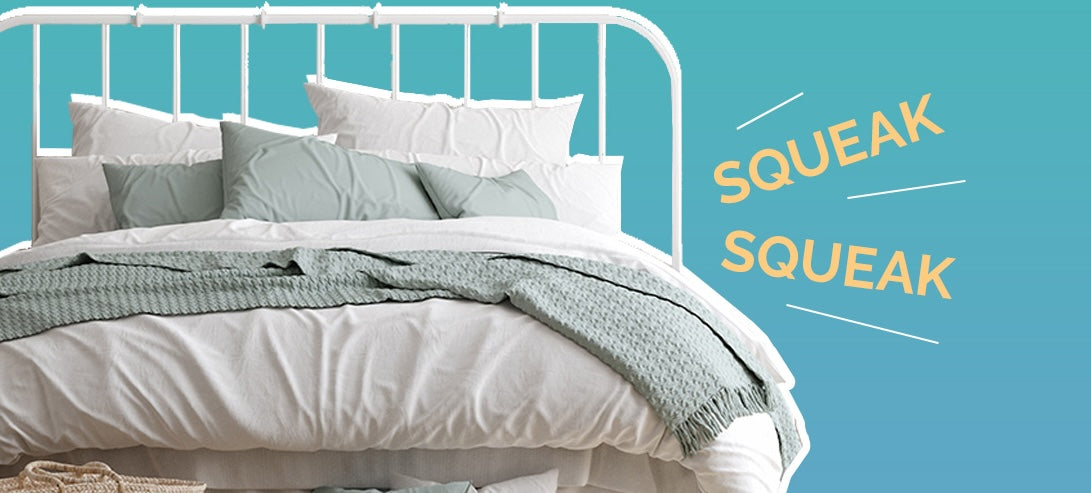 how to fix a squeaky bed