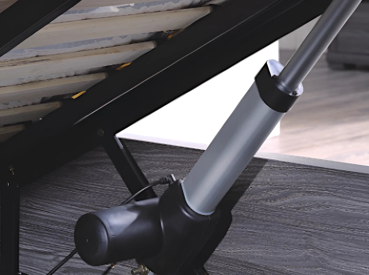 Cambridge bed frame electric gas lift motor detail