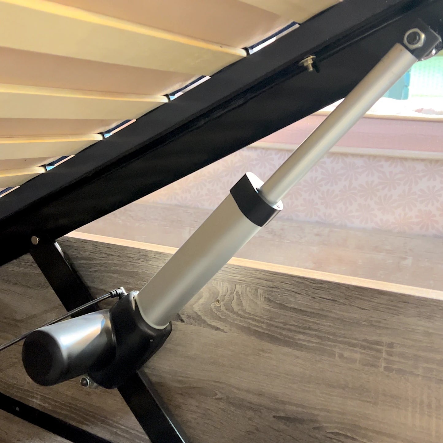 Copenhagen bed frame electric lift detail