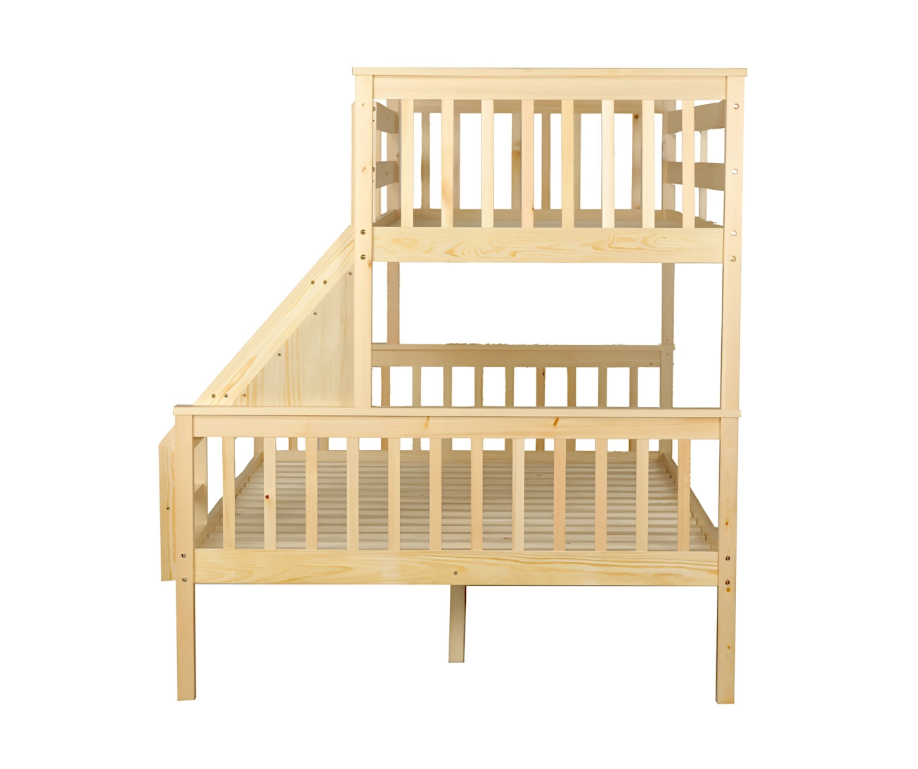 Glebe bunk bed in oak (right side view)