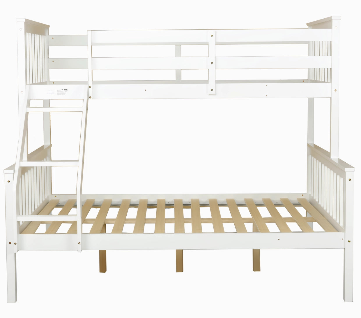 Glebe bunk bed in white (front view)