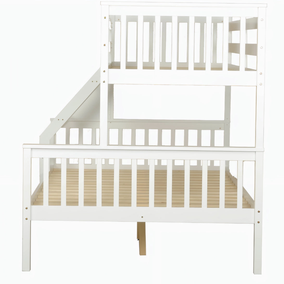 Glebe bunk bed in white (side view)