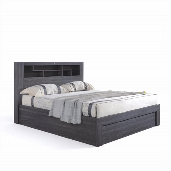 Madrid Bed Frame - Walnut, Oak