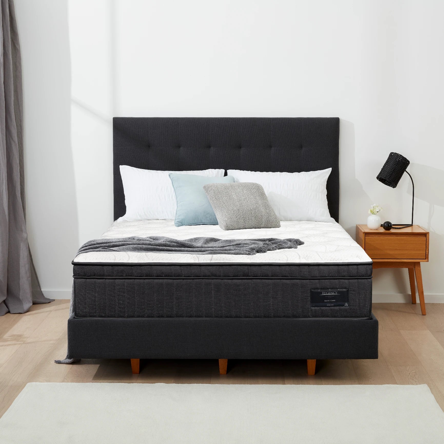 Rendered regency back care mattress front