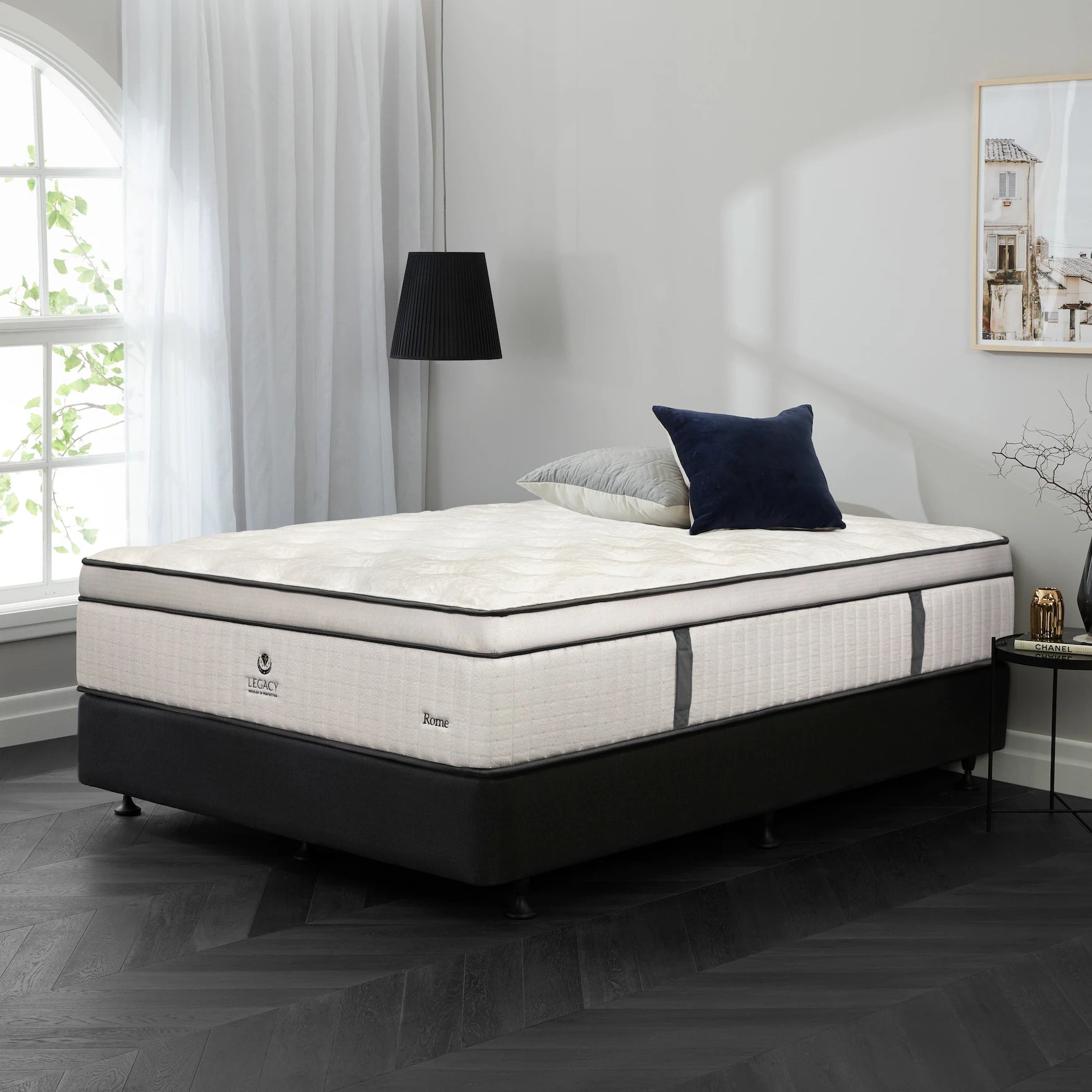 Rendered regency legacy rome mattress side view