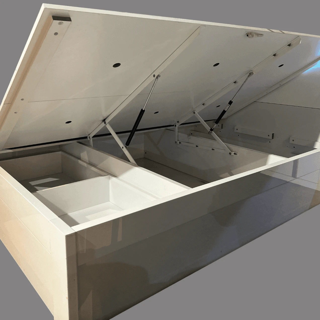 wentworth bed frame side gas lift detail