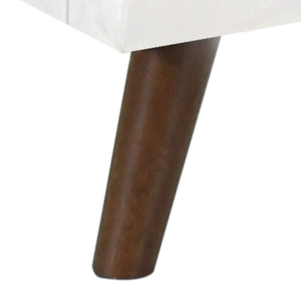 andy bed timber leg closeup detail