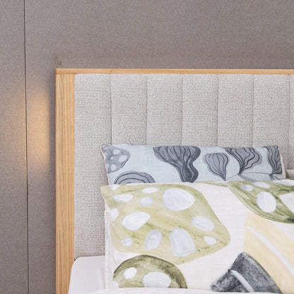 Breeze bed head with LED lights