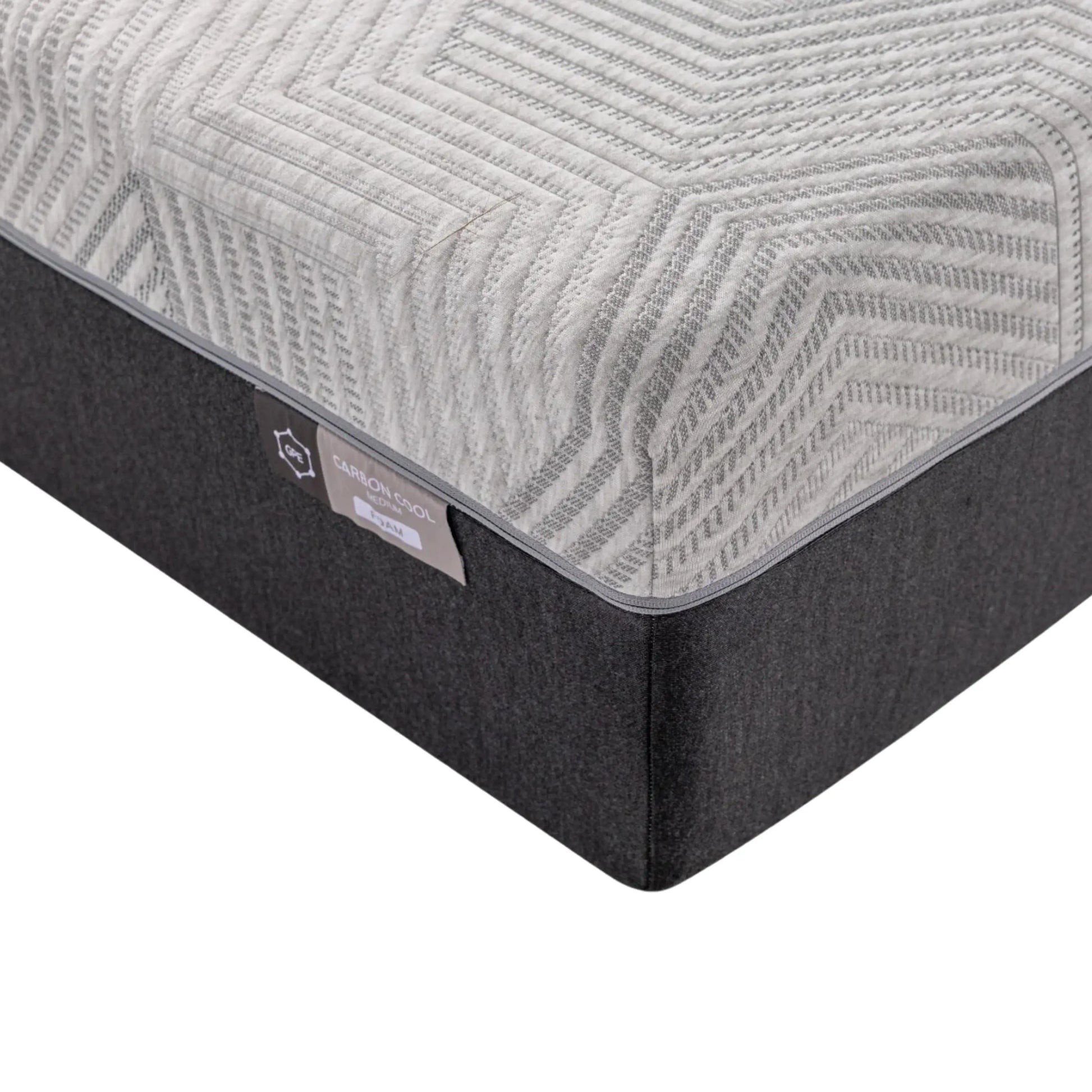 Carbon cool mattress close view