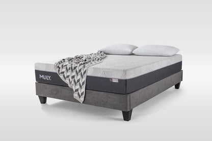 Carbon cool mattress with base side view