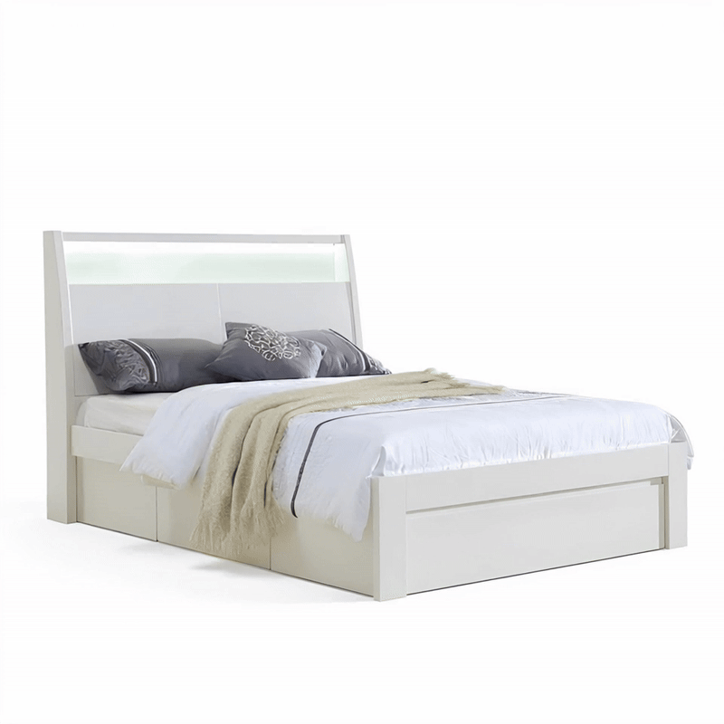 Chicago Bed Frame - Gloss White
