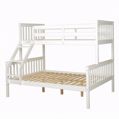Glebe Single Over Double Oak/White Bunk