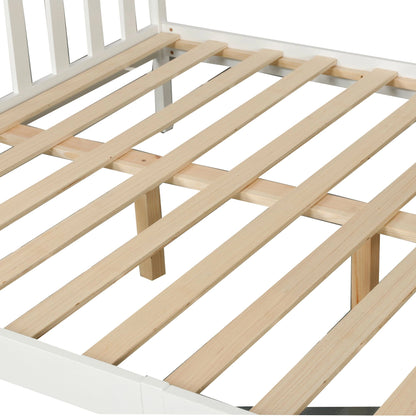 Glebe bed frame in white finish (slats detail)
