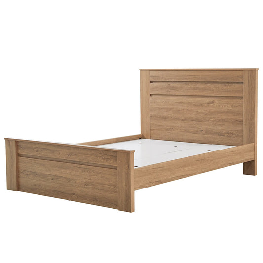 Jason bed frame in dark oak - available in double and queen size