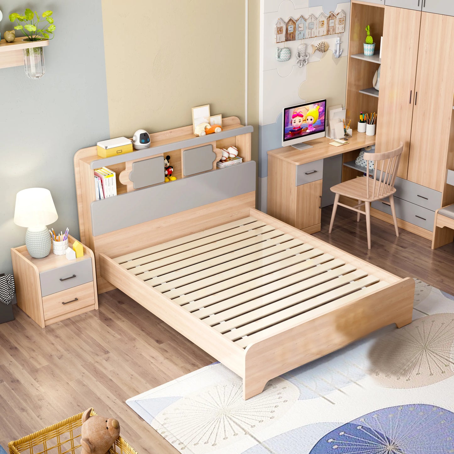 Kiama bed frame with storage