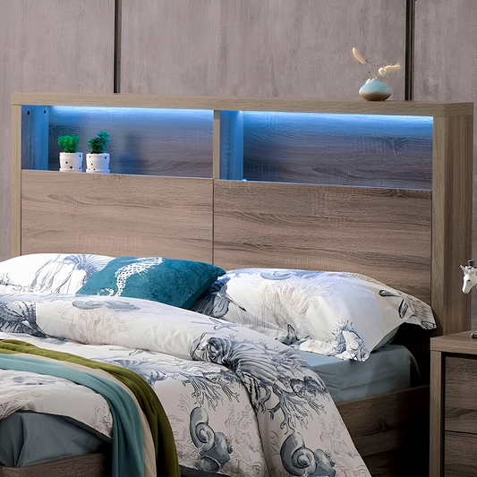 london bed frame with lights and usb