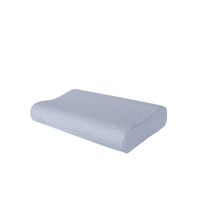 mlily gel infused pillow contour side view