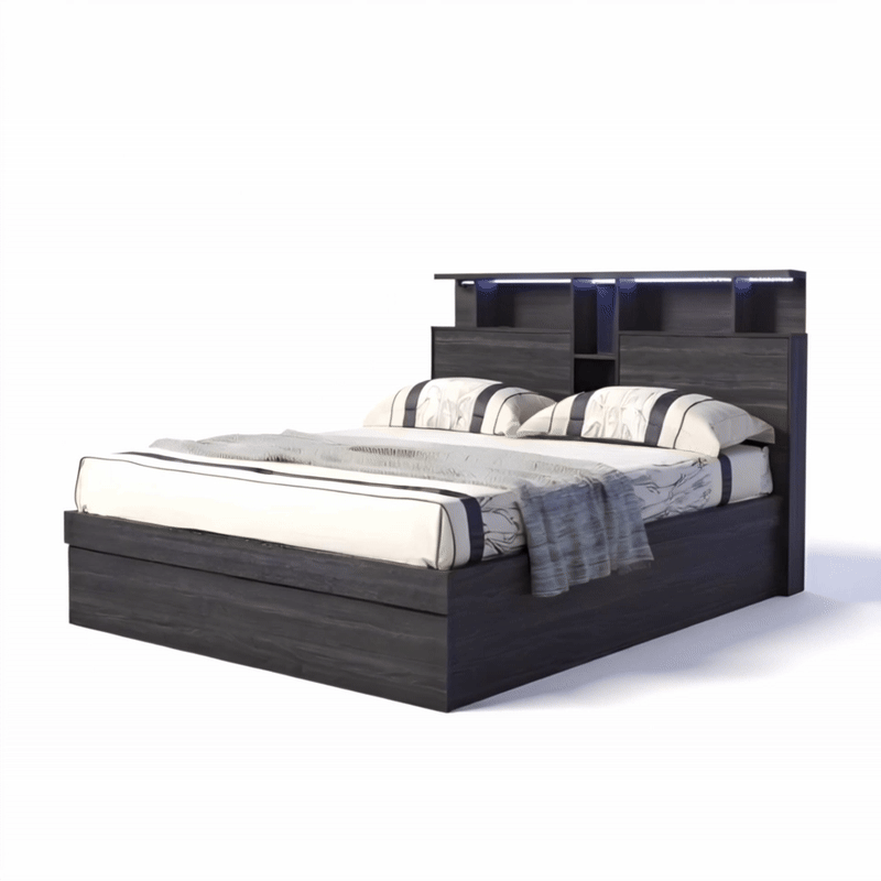Paris Bed Frame (Walnut, Oak)