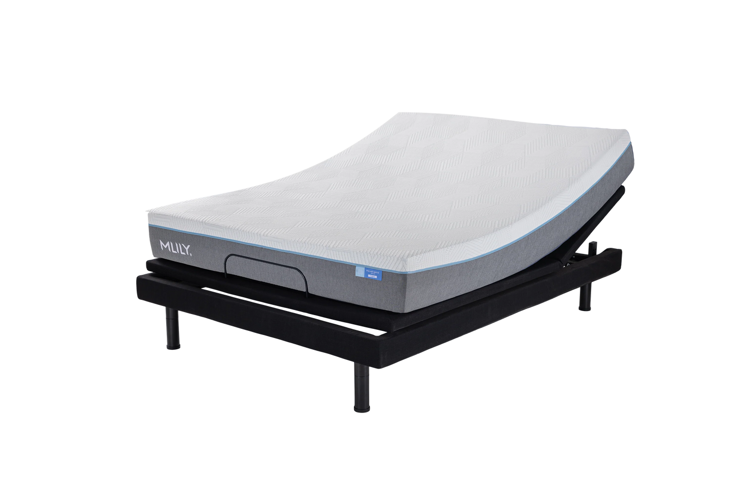 Polar wave foam mattress with adjustable base