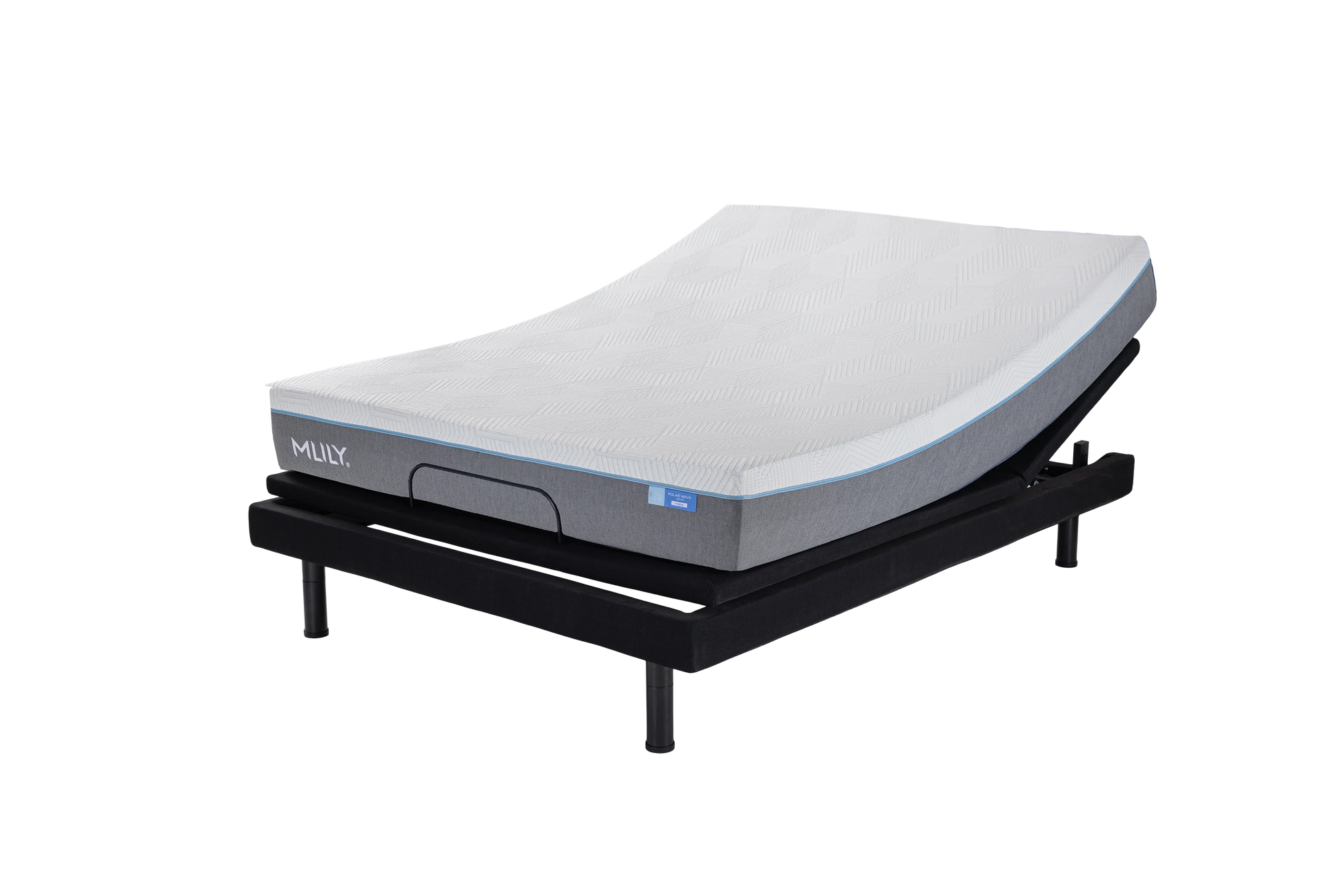 Polar wave foam mattress with adjustable base
