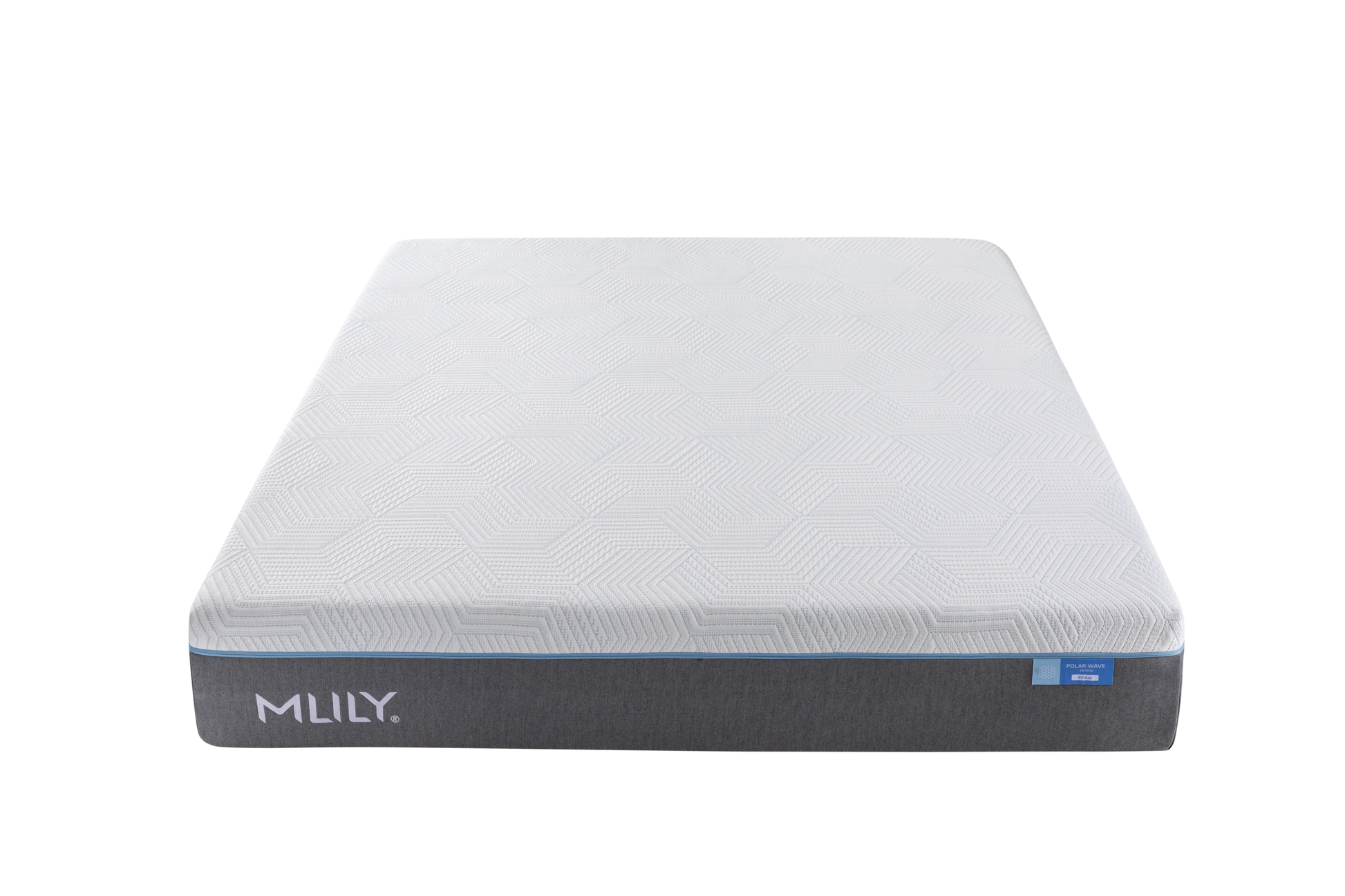 Polar wave mattress front view