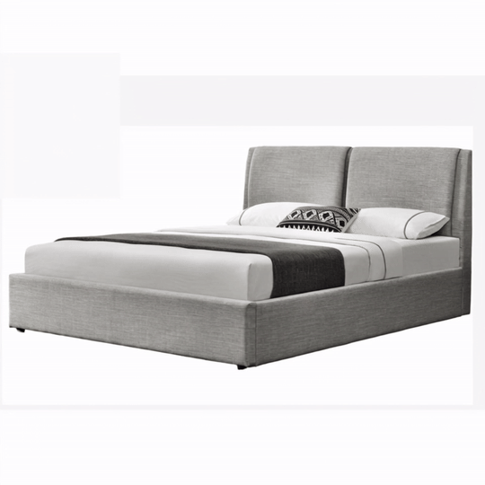 Rebecca Gas Lift Bed Frame - Light Grey