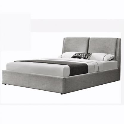 Rebecca Gas Lift Bed Frame - Light Grey
