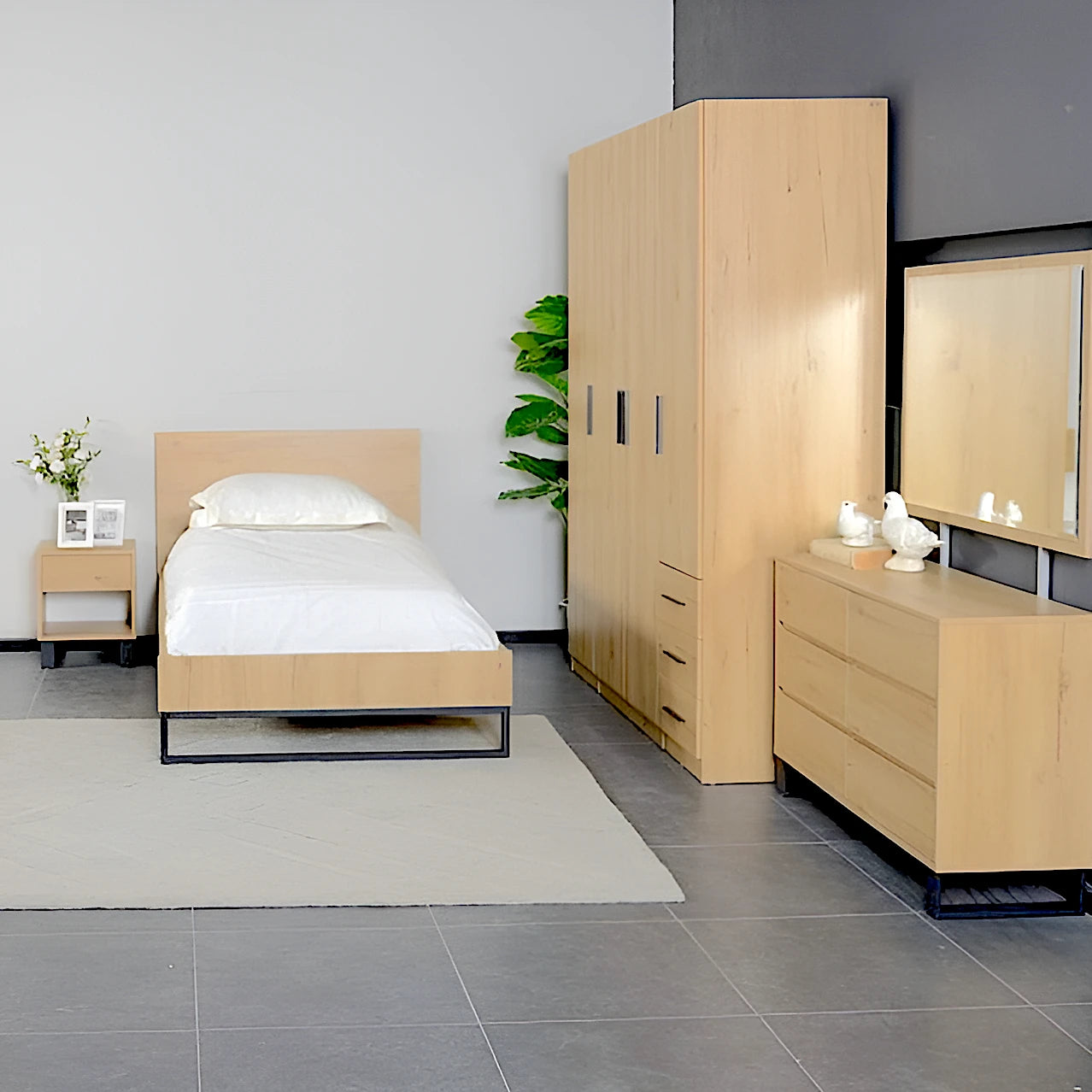 Coogee bed frame with matching furnitures - available in double and queen size