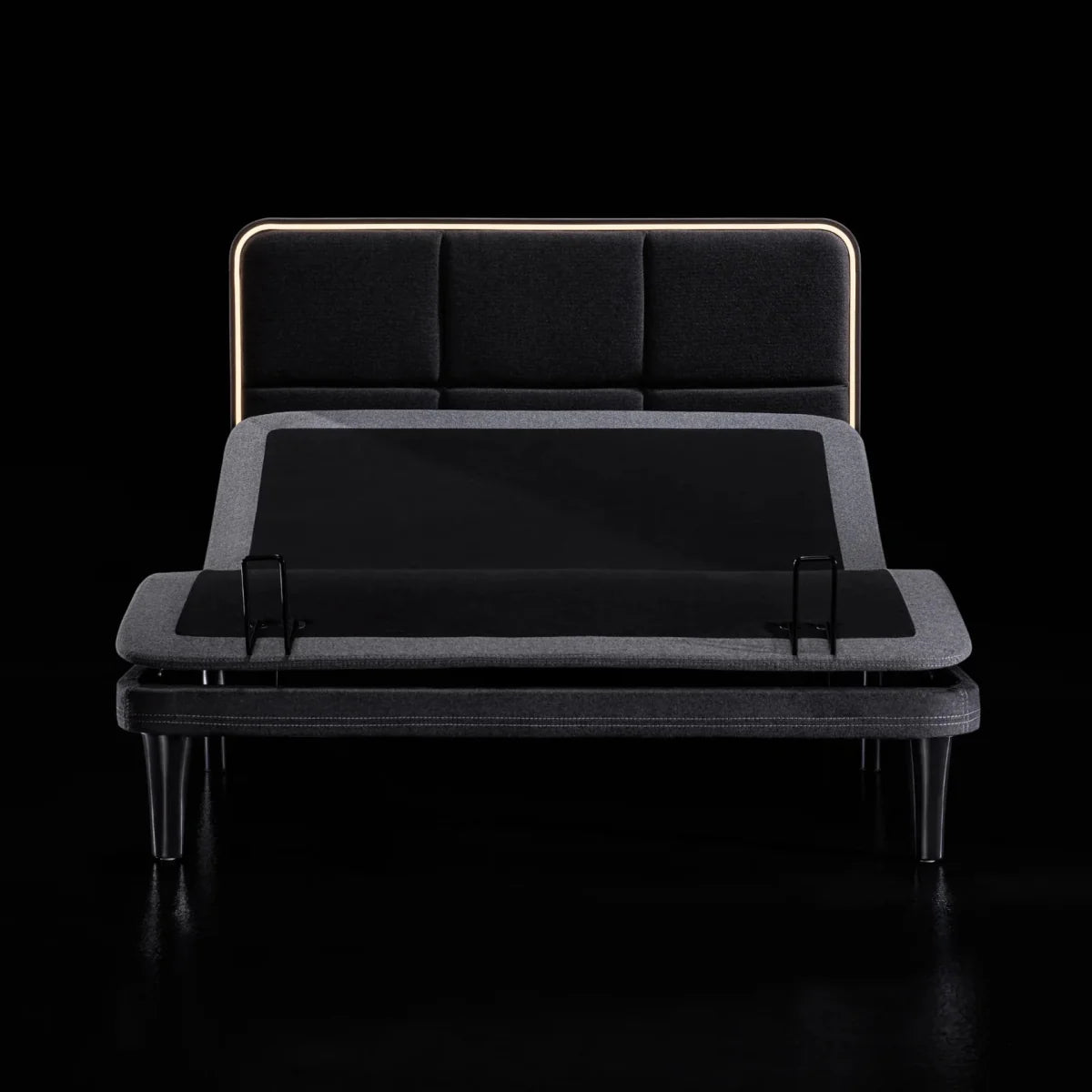ergodynamic queen size adjustable base front view