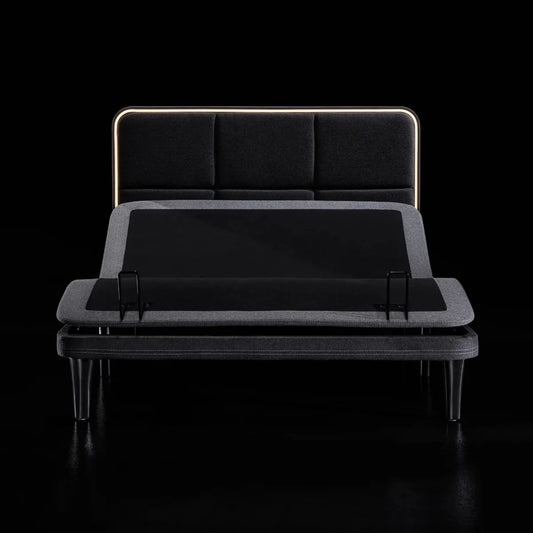 ergodynamic queen size adjustable base front view