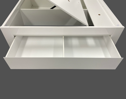 gloss white big end drawer 