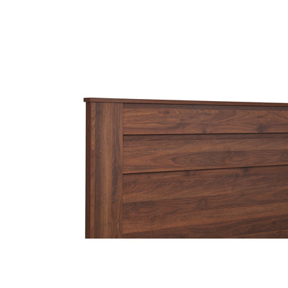 jason bedhead or headboard walnut close up look