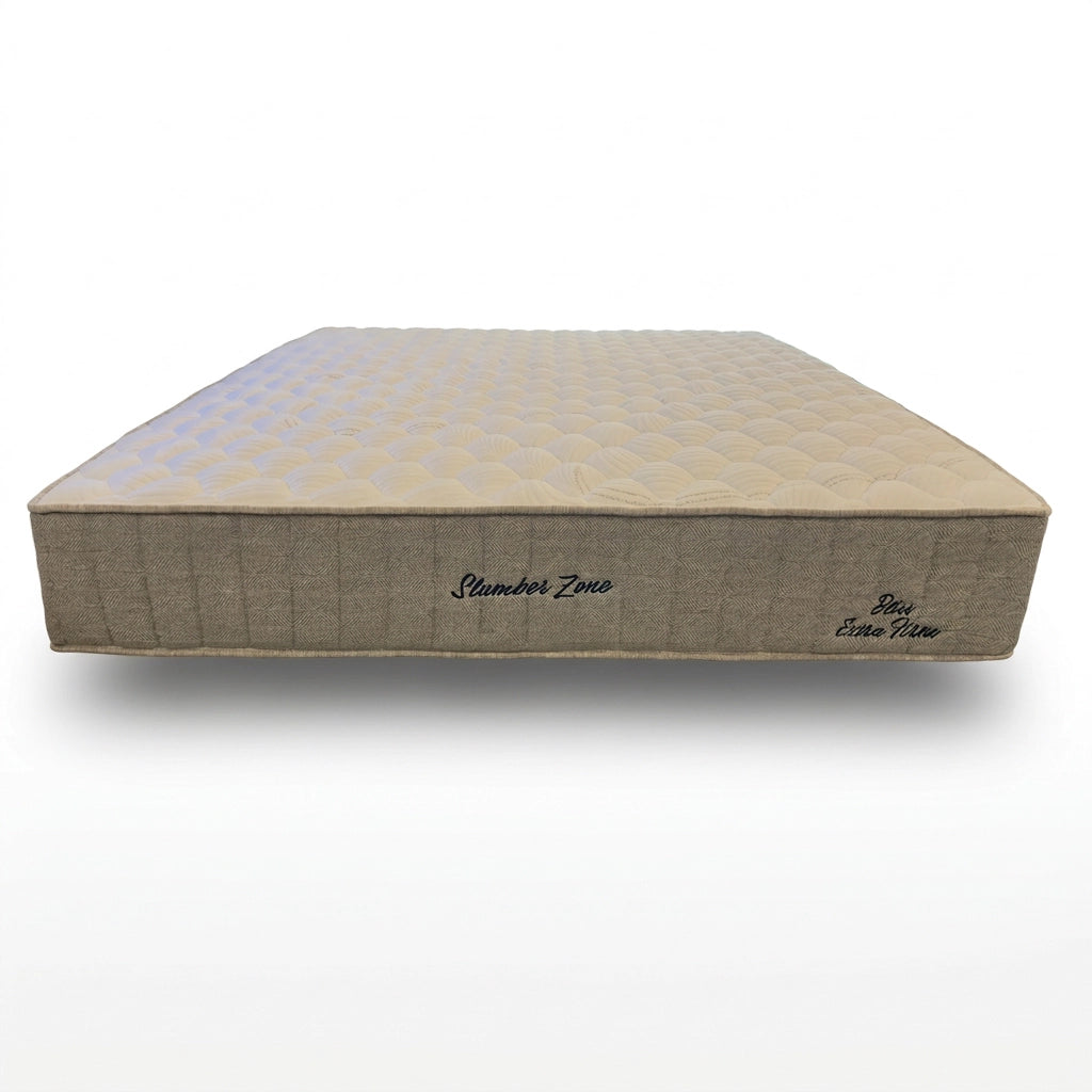 slumberzone bliss extra firm mattress front view